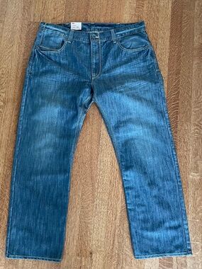NWT Levi’s Men’s 514 Straight Slim Fit Blue Jeans Slim 40x30 Button-Flap Pockets